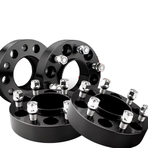 Entretoises de roue Vypart 6x5.3 de 1,5 pouce en alliage d'aluminium, adaptateur centré sur le moyeu avec goujons et écrous M14x1.5, alésage de moyeu 87,1 mm, lot de 4 - Product Image 1