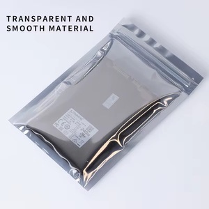 Bolsas de protección antiestática plateadas grises resellables con cierre zip ESD para electrónica, PCB, reacondicionamiento de portátiles y reciclaje. - Product Image 1