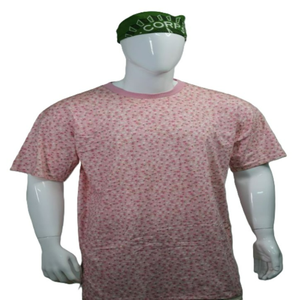 Camiseta de Hombre de Alta Calidad, 100% Algodón Orgánico, Cuello Redondo, Estampado Serigrafiado en la Parte Delantera, Ecológica, Blanca, Casual, Lavada - Product Image 3