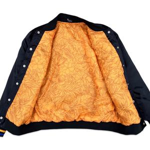 Blouson Bomber en Satin 100% Polyester pour Homme, Vente en Gros, Haute Qualité, Col Montant à Carreaux Personnalisé, Imperméable, Hiver - Product Image 4