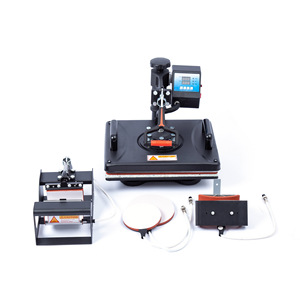 Máquina <span class=keywords><strong>de</strong></span> Prensa <span class=keywords><strong>de</strong></span> Calor por Sublimación Digital Multifuncional 5 en 1 <span class=keywords><strong>de</strong></span> 12*15 Pulgadas, Semiautomática, para Camisetas, Gorras, <span class=keywords><strong>Tazas</strong></span>, Platos - Product Image 4