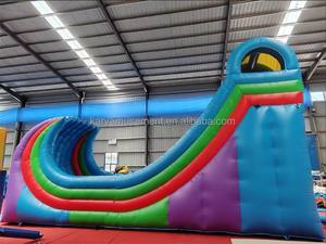 Tobogán Acuático Inflable Gigante de PVC con Diseño de Media Cañada para Adultos, Uso en el Hogar y la Escuela, Alta Capacidad - Product Image 2