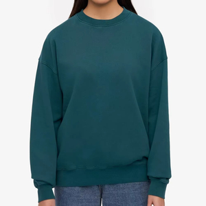 Sudaderas de invierno elegantes para mujer, 100% algodón polar, personalizables, tallas grandes, transpirables, de secado rápido, ecológicas, con cuello alto frontal - Product Image 2