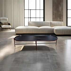 Meubles de maison de table basse en chêne noir minimaliste mobile de qualité supérieure pour le salon - Product Image 1