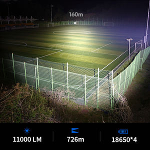 Lampe de plongée étanche IPX8 ZeroBeam DX7 LED rechargeable, 11000 lumens, portée de 726 m pour les aventures en plein air - Product Image 2