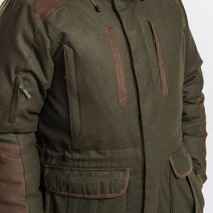 Veste de chasse pour homme sur mesure, tactique d'extérieur, à capuche, manches longues, coupe-vent, imperméable, avec doublure polaire, service OEM, veste de chasse pour homme - Product Image 6