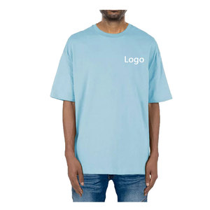 Servicio OEM ODM, Camiseta de Hombre, Talla Grande, Tejido de Punto Grueso, Lavado Ácido, 100% Algodón, Corte Holgado, Ajuste Regular - Product Image 2