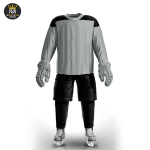 Uniforme de hockey sur glace fabriqué en polyester de marque de distributeur uniforme de hockey sur glace léger le plus vendu - Product Image 1