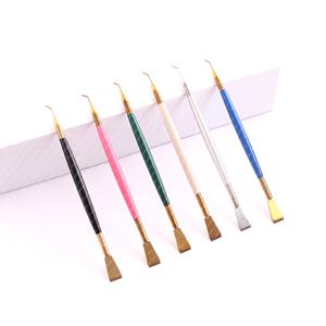 Pince à cils en acier inoxydable couleur logo personnalisé outil de levage pointu pour le bronzage des cils épais et fins - Product Image 4