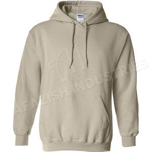 Sudadera con capucha de Heavyweight para hombre, de algodón, con estampado personalizado bordado, oversize, forro polar sin cuerda, liso, grueso, sin cadena - Product Image 4