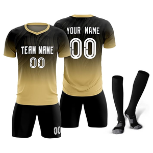 Juegos de ropa de fútbol elásticos ligeros personalizables Etiqueta privada personalizada Logotipo personalizado Diseña tus propios uniformes únicos - Product Image 1