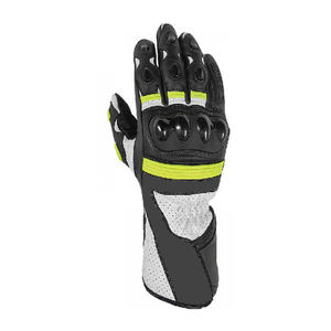 Guantes de cuero genuino Auto Motociclismo Guantes deportivos de carreras Impermeable Hombres Nuevo diseño Guantes de moto - Product Image 4