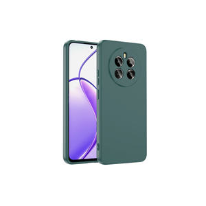 Étui de protection en silicone vert foncé de luxe Netzy pour Realme 12 Plus SAFA Mara Launch Edition INS 4G A53 7 Plus Coques arrière - Product Image 1