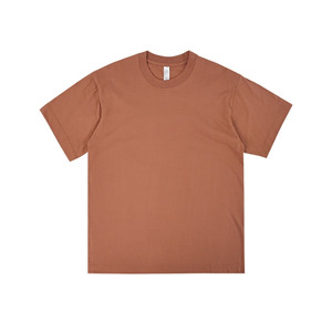 Camiseta de hombre de 280 g/m², oversize, 100% algodón, de punto, manga corta, cuello redondo, lisa, holgada, transpirable, estilo urbano, con estampado digital. - Product Image 4