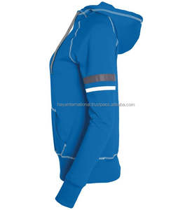 Moda Casual logotipo personalizado bordado mujeres sudaderas 3D estampado de gran tamaño EE. UU. tamaño 100% algodón polar sudaderas con capucha en blanco - Product Image 4