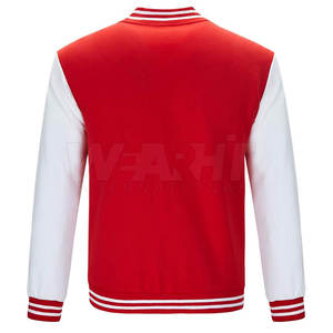 Mejor diseño personalizado logotipo al por mayor Letterman chaqueta de lana de manga larga Letterman chaqueta de los hombres - Product Image 2