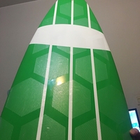 Autocollants antidérapants hexagonaux pour planche de surf, sans cire, résistants aux UV, imperméables, adhésifs