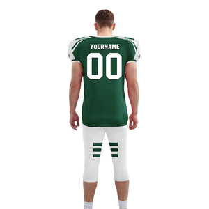 Maillot de football américain streetwear personnalisé avec impression intégrale, logo de haute qualité, sublimation, tissu 100% polyester, maillot court uniforme - Product Image 4