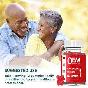 OEM/ODM Gummies au vinaigre de cidre de pomme sans OGM pour la gestion du poids et le soutien de la santé digestive, bonbons gélifiés au vinaigre de cidre de pomme - Product Image 5