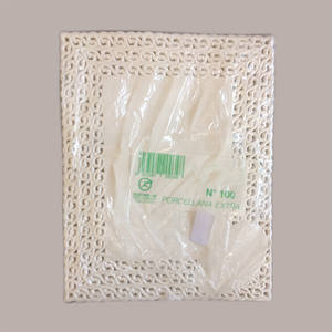 50 Pcs 40x50cm White Rectangular Lace <b>Doilies</b> Greaseproof Paper Scalloped Cake Decorating Supplies - Product Image 2