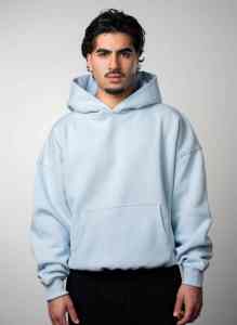 Sudadera con capucha extragrande personalizada Premium 100% algodón Sudadera con capucha extragrande en blanco al por mayor para hombres - Product Image 4