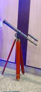 Telescopio de latón macizo Shubham en soporte, totalmente funcional, telescopio marino vintage náutico - Product Image 3