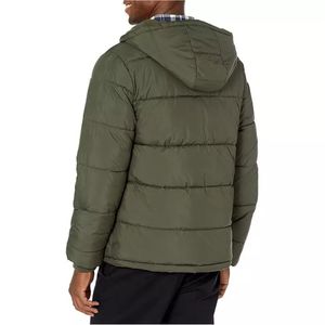 Plus Size Jackets <b>Long</b> Sleeve Oversize <b>Padding</b> Winter <b>Coat</b> Puffer Jacket for <b>Men</b> Brown Color Puffer Jacket BubbleDDP Shipping - Product Image 2