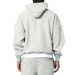 Ensemble sweat-shirt et jogging personnalisé pour homme, molleton uni, 200 options de couleurs, streetwear surdimensionné, marque privée, vente en gros - Product Image 3