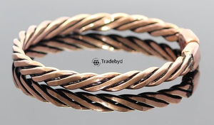 Cadeau de boutons de manchette en cuivre audacieux pour hommes élégants Look de mode intemporel par Tradebyd - Product Image 3