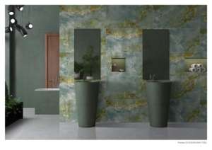 Carreaux de porcelaine émaillés de qualité supérieure, surface brillante, OCEAN ONYX TEEL - Product Image 3