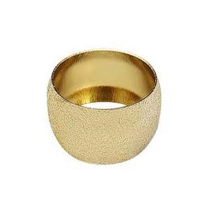 Custom Made Dining Table Decor Metal Napkin <b>Rings</b> for Table Decoration Gold Round Rough Pattern Napkin <b>Ring</b> - Product Image 1