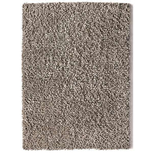 Tapis en laine du Maine épais avec poils gris longs 80x150 cm – Tapis d'intérieur élégant - Product Image 1