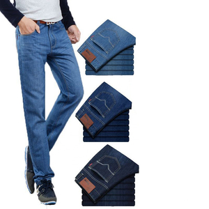 New Fashion Custom Design Slim <b>Flare</b> Jeans <b>Men</b> High Waist Snow Wash Eco-Friendly High Street Denim Pants Winter Lightweight Low - Product Image 1