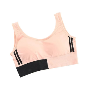 Chaleco deportivo de Yoga para mujer, sujetador Halter ligero Simple con correa, sujetador cruzado sin espalda, sujetadores de Yoga de alto impacto, Sujetador deportivo caliente - Product Image 4
