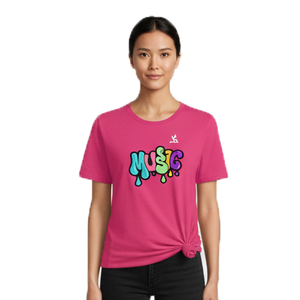 T-shirt en coton tricoté formel de haute qualité, marque de luxe, col rond, surdimensionné, lourd - Product Image 3