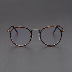 Nouvelle mode homme métal cadres lunettes Anti Blue Ray mince rond alliage argent Monturas Opticas <span class=keywords><strong>2023</strong></span> 2025 - Product Image 5