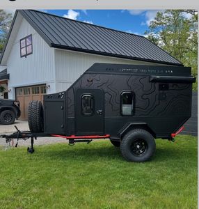 Remolque de viaje de aluminio plegable para camper con tobogán de aluminio para acampar al aire libre para camioneta Camper. - Product Image 6