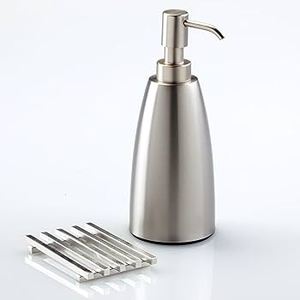 Distributeur de savon double en acier inoxydable avec pompe métallique pour la maison, l'hôtel, la salle de bain et la cuisine – Pompe à savon liquide de haute qualité - Product Image 4