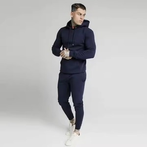 2025 High Quality Heavy Cotton <b>Hoodie</b> and Sweatpants Set Men Puff Printing Men Stack Tracksuits for Men - Product Image 6
