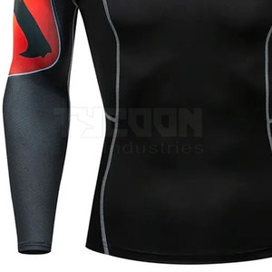 Nueva llegada multifuncional personalizado impreso Rash Guard de alta calidad de manga larga Rash Guard para hombres - Product Image 5