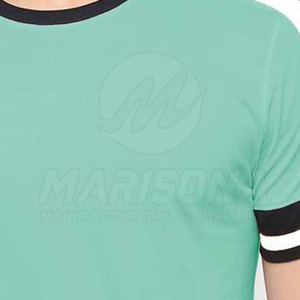 T-shirt décontracté pour homme de haute qualité 100% coton, léger, respirant, écologique, séchage rapide, couleur unie, manches courtes - Product Image 5