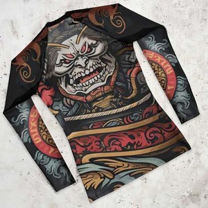 Demandable Men Rash Guard Spandex MMA Rash Guard Long Sleeve Compression BJJ Rash Guard - Product Image 5