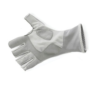 Service OEM, gants de pêche gris sur mesure, imperméables, respirants, séchage rapide, antidérapants, gants de pêche à doigts partiellement recouverts pour l'extérieur - Product Image 2