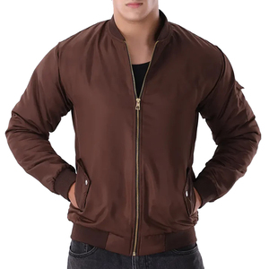 Veste bomber pour homme, personnalisée OEM, imperméable, fermeture éclair sur le devant, logo, haute qualité, coupe-vent, séchage rapide, respirante, pour l'extérieur - Product Image 1