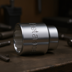 Chiavi a bussola poligonali cromate con attacco quadrato femmina da 3/8 di pollice - Product Image 3