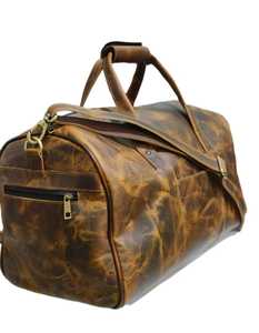 Indian Exporter Offers High Demand Genuine <b>Leather</b> <b>Duffle</b> <b>Bag</b> with Large Capacity at Wholesale Price - Product Image 5
