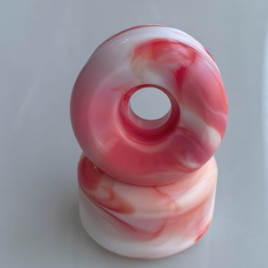 Ruote per <span class=keywords><strong>Skateboard</strong></span> Swirl Color da 52, 54, 56 mm, Qualità Professionale, SHR 101-102A, 85% Rebound, Forma Conica, Colori Misti, Pronte per la Spedizione - Product Image 3