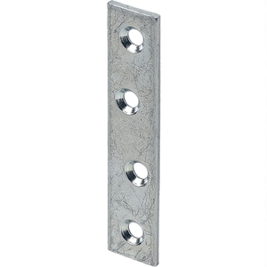 Plaque de connexion en acier galvanisé bleu VORMANN, longueur 100 mm, largeur 15 mm, épaisseur 2 mm, unité 100 - Product Image 3