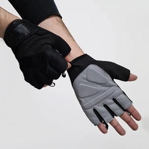 Guantes de Gimnasio Unisex de Cuero para Levantamiento de Pesas, Guantes Deportivos Transpirables de Alta Calidad con Medio Dedo, Guantes Deportivos Atléticos de Venta Caliente - Product Image 6