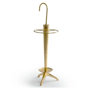 Porte-parapluie en métal élégant, support décoratif haut avec bac d'égouttement, style moderne minimaliste, entrée, couloir, décoration de la maison, bureau - Product Image 2